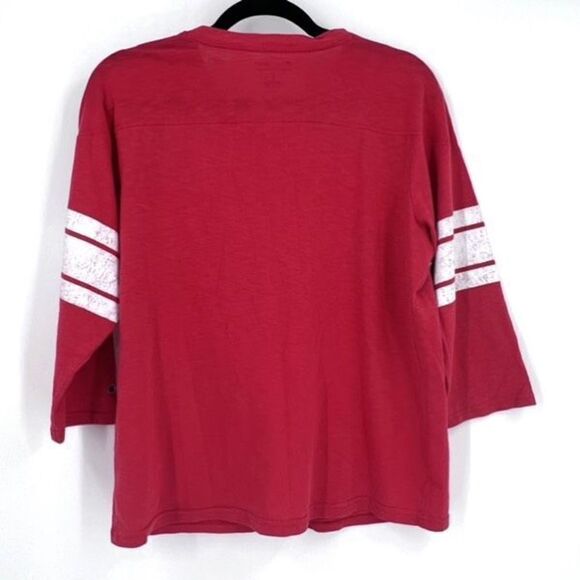Champion Red Cornell 1865 V-Neck Sweater Size Small unisex - Picture 3 of 10